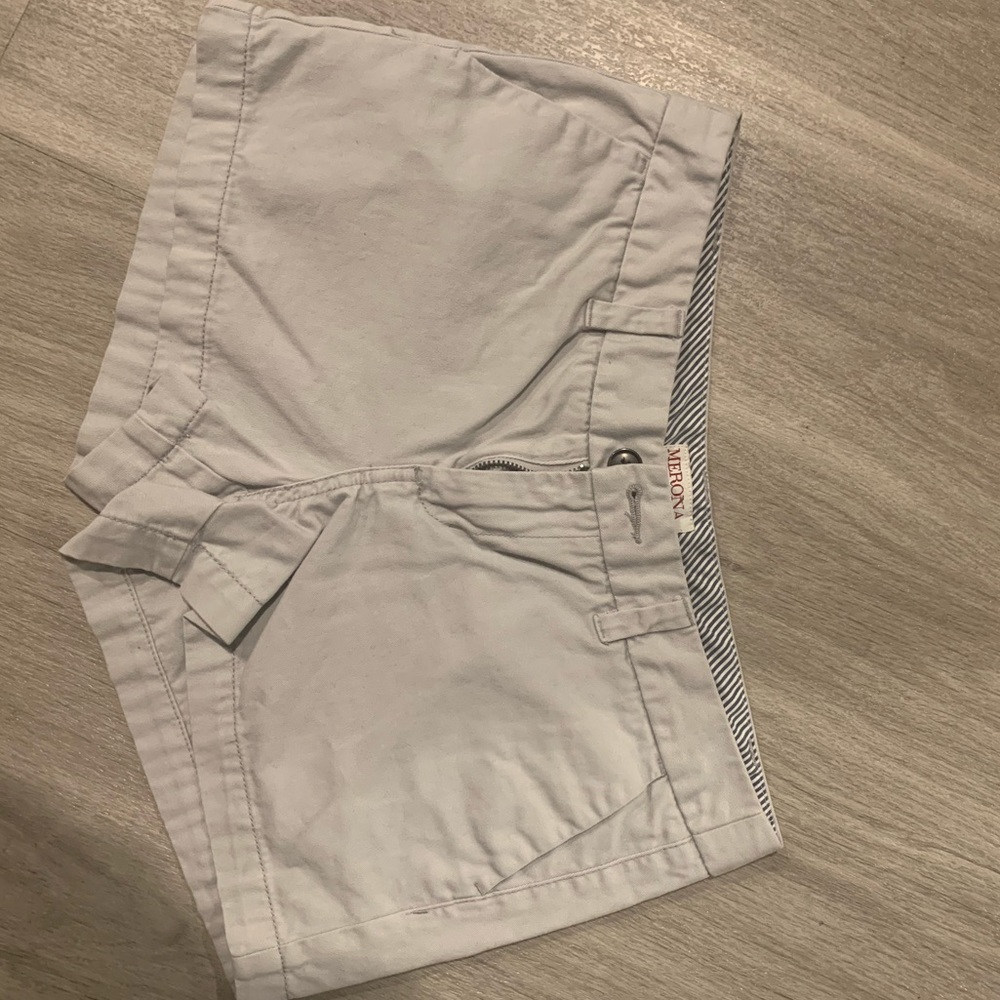 Merona grey chino shorts